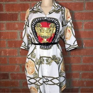 Medusa Tunic Shift Dress